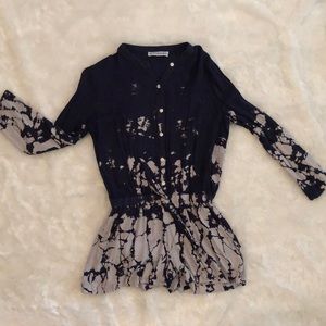 Navy blue/ gray romper